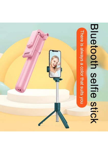 R1 Siyah Ryra Kablosuz Selfie Çubuğu Mini Tripod Ios Android Telefon Canlı Yayın Için Dolgu Işığı ile Uzatılabilir Uzaktan Deklanşör (Yurt Dışından)