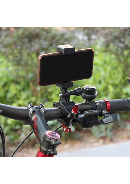 Siyah Ayarlanabilir Selfie Sopa Telefon Klip Gopro 63-102MM Tutucu Git Pro Aksesuarları iPhone Android Ios Için Montaj Montaj Klipsi (Yurt Dışından) fırsatları