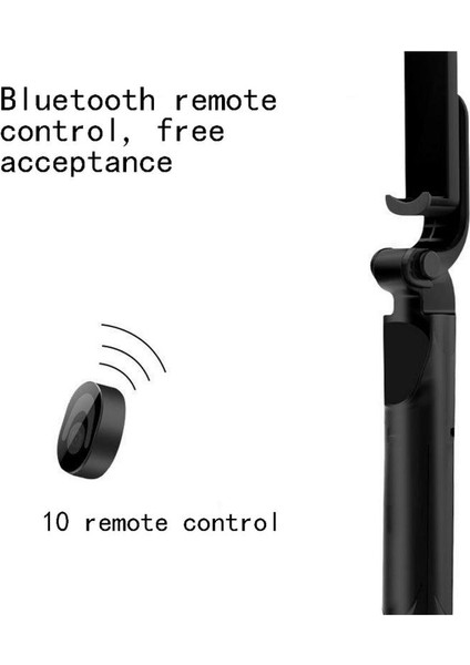 Beyaz Teleskopik Kablosuz Selfie Sopa Telefon Tutucu Tripod Monopod IPhone Samsung Için Profesyonel Dolgu Işığı Kendinden Yapışkanlı (Yurt Dışından) modelleri