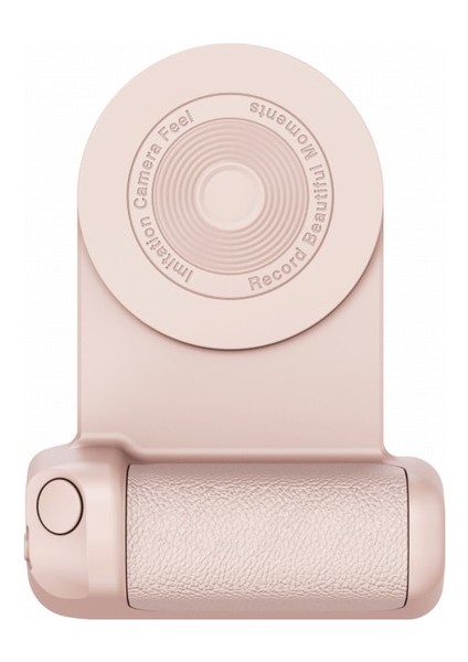 Pembe Telefon Tutucu Çok Fonksiyonlu Tip-C Şarj Selfie Telefon Tutacağı Bluetooth Uyumlu Samsung Huawei Xiaomi iPhone 14 Pro (Yurt Dışından)