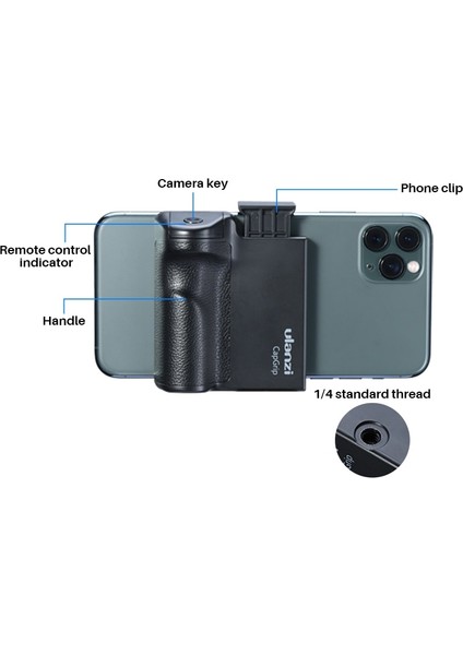 Yükseltme 2nd Sürümü El Selfie Güçlendirici Tutucu El Kavrama Kablosuz Uzaktan Kumanda Tripod iPhone Android Telefon Için Uyumlu Deklanşör (Yurt Dışından) indirimleri