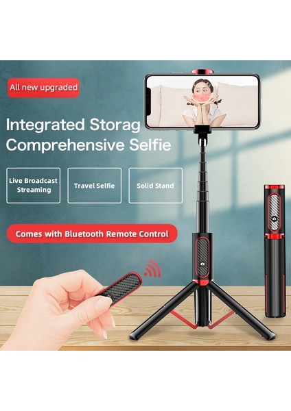 Bayan Pembe Uju Selfie Sopa Tripod Taşınabilir Tek Parça Evrensel Çok Fonksiyonlu Mini Bluetooth Uzaktan Kumanda Masaüstü Canlı Yayın Standı (Yurt Dışından) fiyatları