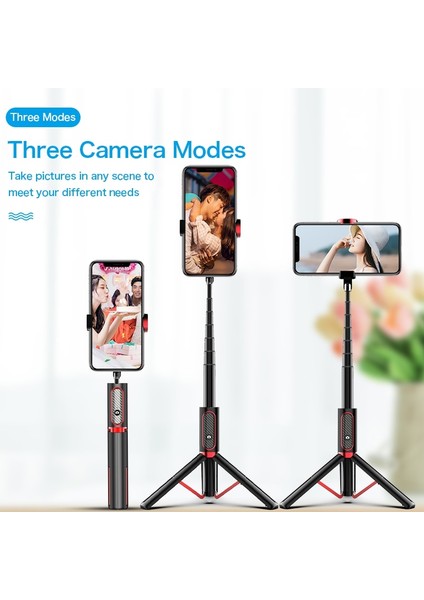 Bayan Pembe Uju Selfie Sopa Tripod Taşınabilir Tek Parça Evrensel Çok Fonksiyonlu Mini Bluetooth Uzaktan Kumanda Masaüstü Canlı Yayın Standı (Yurt Dışından) modelleri
