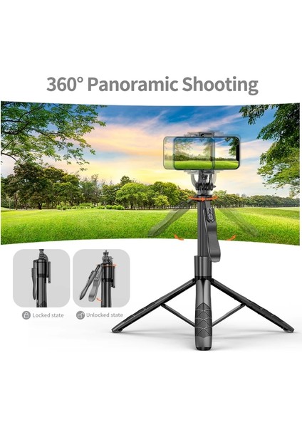 L16-ÇIFT Doldurma Işığı 153 cm Selfie Çubuğu Tripod, Doldurma Işığı ile Kablosuz Uzaktan Telefon Standı Tutucu Gopro Kamera Akıllı Telefon Için 1/4 Vida Arayüzü Yeni (Yurt Dışından) modelleri