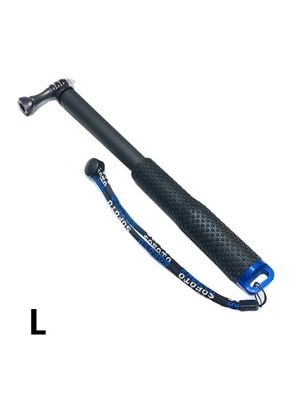 L Mavi Taşınabilir Uzatılabilir El Monopod Kutup Su Geçirmez Selfie Sopa Gopro Kahraman Için 11 10 9 8 7 6 5 Sjcam Xiaoyi Djı Osmo Kameralar (Yurt Dışından)