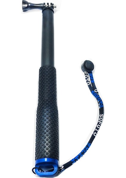 L Mavi Taşınabilir Uzatılabilir El Monopod Kutup Su Geçirmez Selfie Sopa Gopro Kahraman Için 11 10 9 8 7 6 5 Sjcam Xiaoyi Djı Osmo Kameralar (Yurt Dışından)