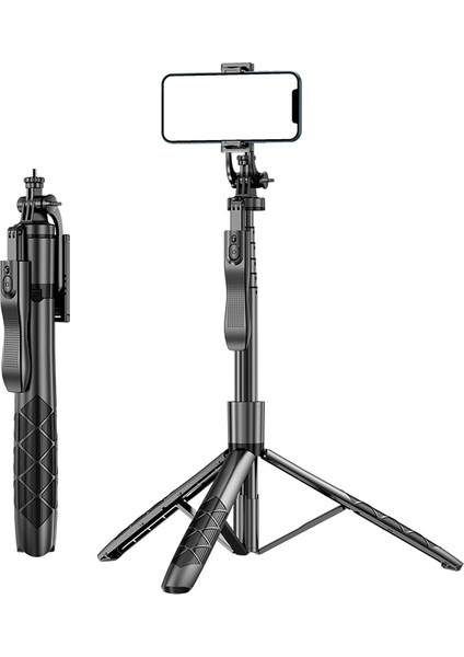 Iki LED Dolgu Işığı 1530MM Kablosuz Selfie Çubuğu Tripod Standı Katlanabilir Monopod Denge Gopro Aksiyon Kameraları Akıllı Telefonlar Için Sabit Çekim Canlı (Yurt Dışından) fırsatları