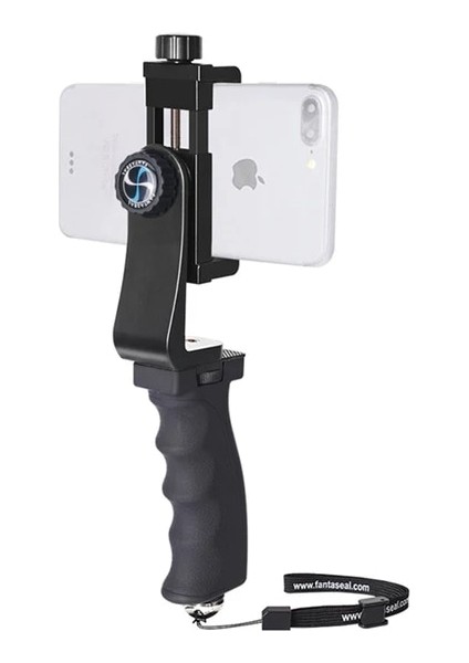 Turuncu Cep Telefonu El Kavrama Tutucu Cep Telefonu Sabitleyici Selfie Sopa Gimbal Braketi Kelepçe iPhone Samsung Huawei Xiaomi Oneplus (Yurt Dışından)