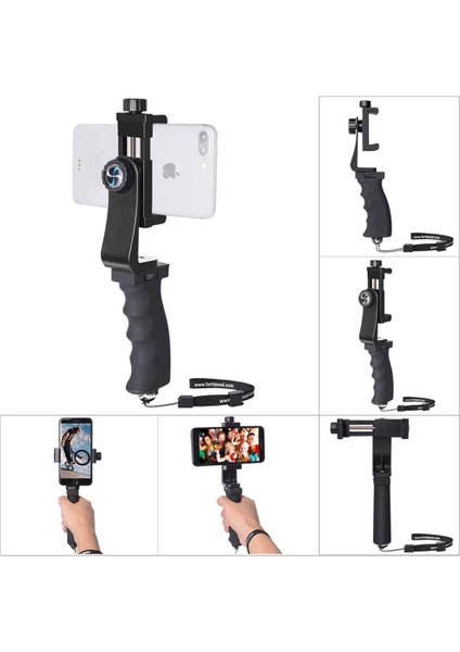 Turuncu Cep Telefonu El Kavrama Tutucu Cep Telefonu Sabitleyici Selfie Sopa Gimbal Braketi Kelepçe iPhone Samsung Huawei Xiaomi Oneplus (Yurt Dışından) fiyatları