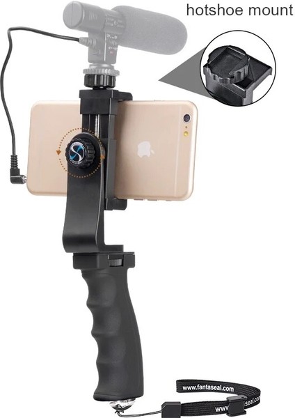 Turuncu Cep Telefonu El Kavrama Tutucu Cep Telefonu Sabitleyici Selfie Sopa Gimbal Braketi Kelepçe iPhone Samsung Huawei Xiaomi Oneplus (Yurt Dışından) modelleri