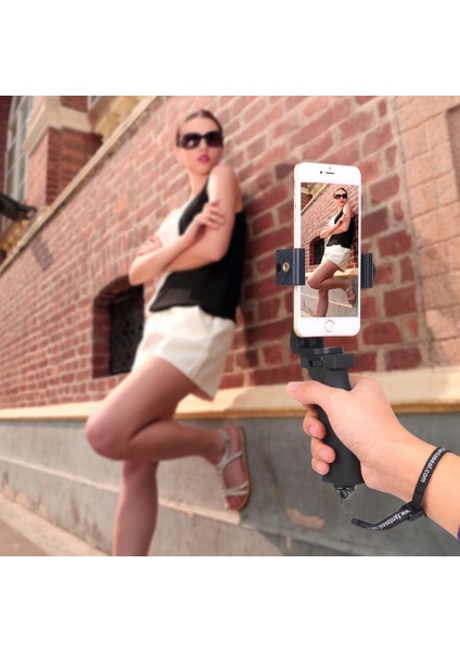 Turuncu Cep Telefonu El Kavrama Tutucu Cep Telefonu Sabitleyici Selfie Sopa Gimbal Braketi Kelepçe iPhone Samsung Huawei Xiaomi Oneplus (Yurt Dışından) fırsatları