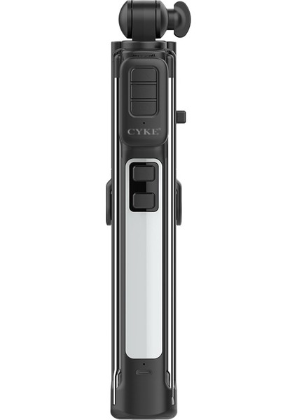 Siyah Bluetooth Selfie Sopa Dolgu Işığı Uzaktan Kumanda Uzatılabilir Monopod Tripod ile Kablosuz Selfie Sopa Xiaomi Iphone Telefon Için (Yurt Dışından)