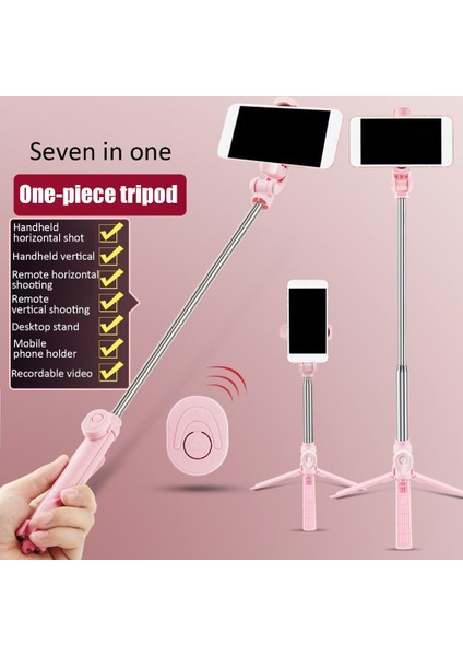 Beyaz Bluetooth Selfie Çubuğu Roreta 3'ü 1 Arada Kablosuz Katlanabilir Mini Tripod iPhone Ios Android Için Uzaktan Kumanda ile Genişletilebilir Monopod (Yurt Dışından) fiyatları