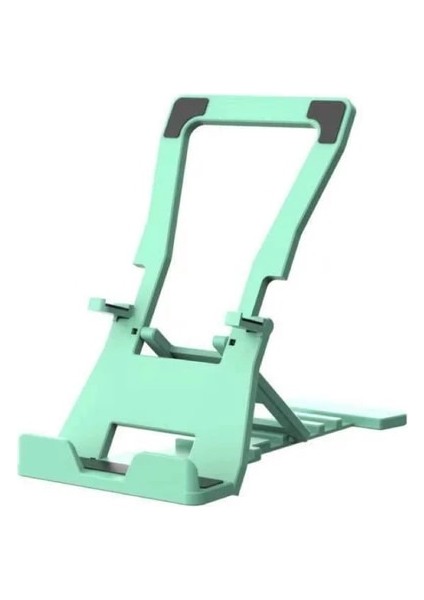 Yeşil Masaüstü Ayarlanabilir Cep Telefonu Standı Çok Açılı Dock Istasyonu Katlanabilir ve Kaldırma Çok Fonksiyonlu Teleskopik Ayarlamak Huawei Için (Yurt Dışından)