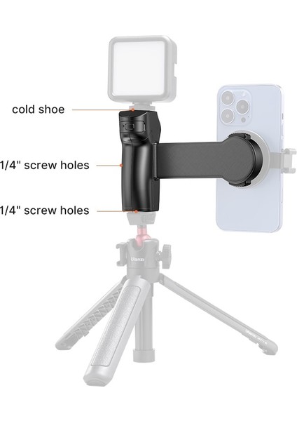 Bluetooth Kolu Ulanzi O-Lock Bluetooth Selfie Kolu iPhone 14 13 12 Serisi Android Akıllı Telefon Için Hızlı Yayın Sistemi (Yurt Dışından) modelleri