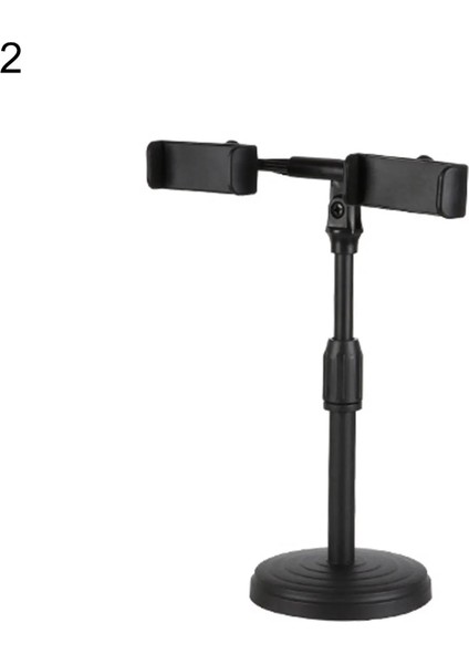 Stil 4 Ayarlanabilir Çoklu Kamera Masaüstü Canlı Yayın Tutucu Cep Telefonu Selfie Çubuğu (Yurt Dışından) modelleri