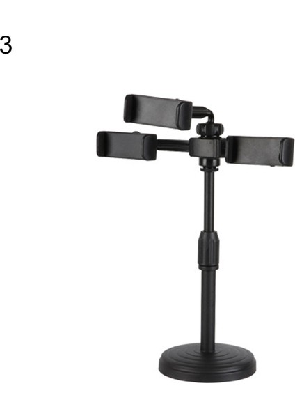 Stil 4 Ayarlanabilir Çoklu Kamera Masaüstü Canlı Yayın Tutucu Cep Telefonu Selfie Çubuğu (Yurt Dışından) fırsatları