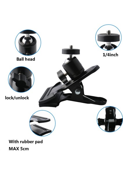 L Yeni Esnek Ahtapot Monopod Selfie Sopa Kelepçe ile Tripod Bağlama Aparatı Tutucu Gopro Hero Sjcam Yi Eylem Kameralar Cep Telefonları (Yurt Dışından)