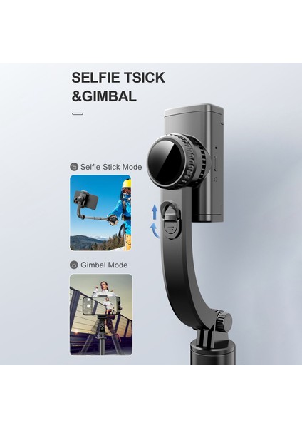 Siyah L19 Kararlı Sabitleyici Selfie Sopa Gizli Katlanabilir Tripod Standı W/uzaktan Kumanda Için Xiaomi Iphone Pro Max Huawei (Yurt Dışından) fırsatları