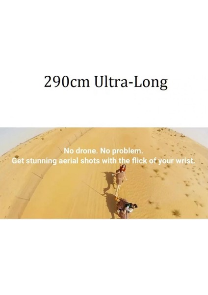 Gümüş Pratik Uzunluk Ayarlanabilir Hafif Uzatma 2.9 Metre Eylem Kameralı Telefon Selfie Sopa Seyahat Aksesuarı (Yurt Dışından) indirimleri