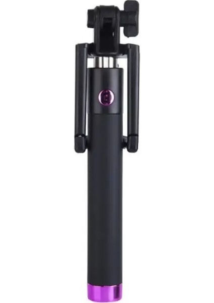 Sıcak Pembe 2019 Yeni Moda Evrensel Taşınabilir El Kendinden Kutuplu Tripod Monopod Sopa Akıllı Telefon Kablolu Selfie Sopa iPhone 6/6 S (Yurt Dışından)