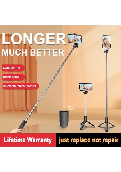 Pembe Işıksız Ultra Taşınabilir Tripod Telefon Bluetooth Selfie Çubuğu Uzaktan Kumanda ile Katlanabilir Geri Çekilebilir Huawei IPhone ve Android Için (Yurt Dışından)