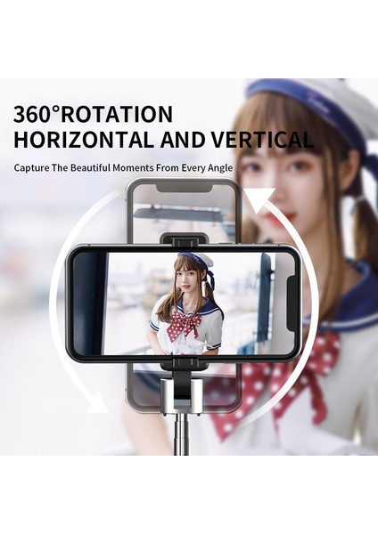 Siyah Pınzheng P70S Bluetooth Selfie Sopa iPhone Xiaomi Için Katlanabilir Tripod Monopod Deklanşör Uzaktan Uzatılabilir Kablosuz Selfie Sopa (Yurt Dışından) modelleri