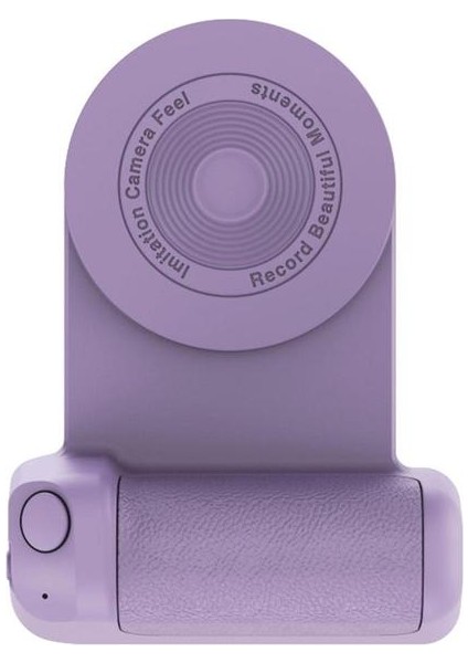 Mor Manyetik Kamera Kolu Fotoğraf Braketi Akıllı Bluetooth Uyumlu Cep Telefonu Sarsıntı Önleyici Selfie Cihazı Kablosuz Şarj (Yurt Dışından)