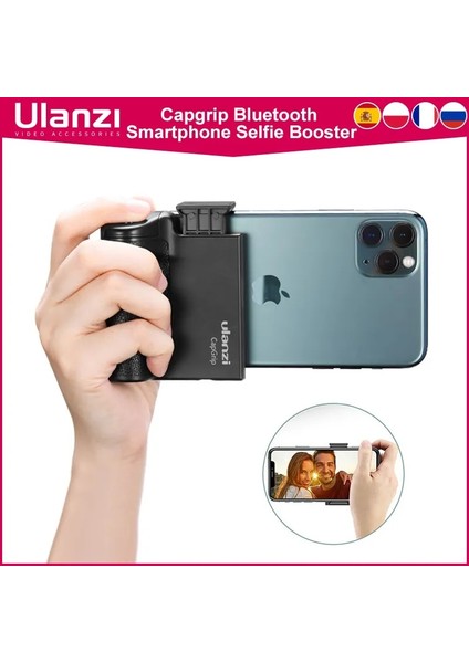 Mini Tripod ile Ulanzi Capgrip Kablosuz Bluetooth Akıllı Telefon Selfie Yükseltici Kolu Kavrama Telefon Sabitleyici Standı Tutucu Deklanşör 1/4 Vida (Yurt Dışından) indirimleri