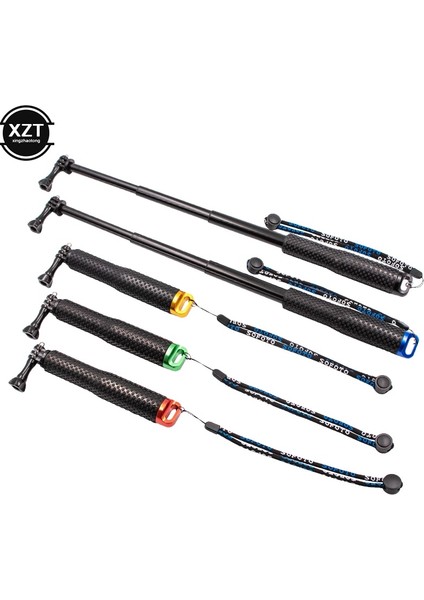 Kırmızı 1 Adet Selfie Çubuğu Hafif 19 Inç Uzatılabilir Kamera Selfie Sopa Eylem Kamera Gopro Hero Için El Monopod 5/2/3/3 +/4 (Yurt Dışından) modelleri
