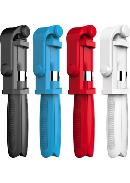 Siyah 2021 Yeni L01 Mini Kablosuz Çok Fonksiyonlu Evrensel Bluetooth Selfie Çubuğu Tripod Monopod Iphone-Android-Canlı Yayın Için (Yurt Dışından)