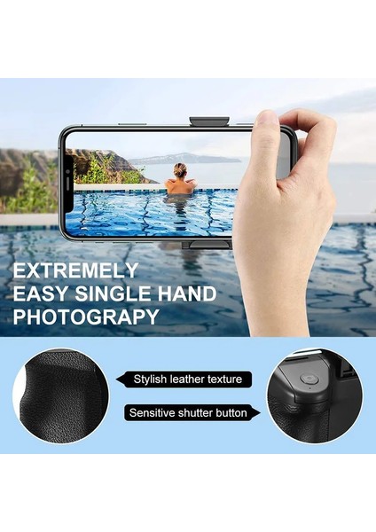 Capgrip Uurıg Capgrip Mt-08 Tripod Kablosuz Bluetooth Akıllı Telefon Selfie Güçlendirici Kolu Kavrama Telefon Sabitleyici Tutucu Deklanşör (Yurt Dışından) fırsatları