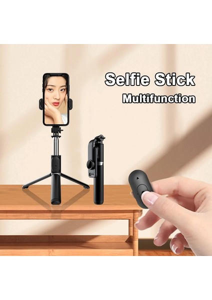 Dönüştürücü ile 103CM Fgclsy Q02 Yeni Bluetooth Selfie Çubuğu Mini Tripod Kablosuz Uzaktan Deklanşör Fotoğraf 360 Derece Dönen Selfie Katlanabilir Geri Çekilebilir (Yurt Dışından) modelleri