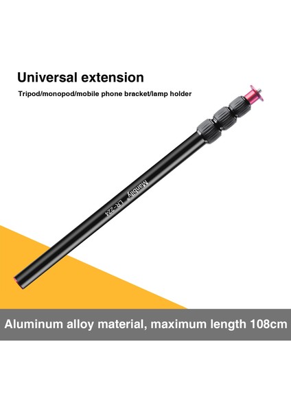LR-253 Manbily Uzatma Çubuğu Tripod Genişletici 2/3/4/5 Bölümler Tripod Merkezi Sütun Uzatma Direği Adaptörü (Yurt Dışından) fiyatları
