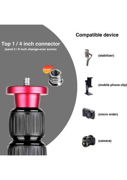 LR-253 Manbily Uzatma Çubuğu Tripod Genişletici 2/3/4/5 Bölümler Tripod Merkezi Sütun Uzatma Direği Adaptörü (Yurt Dışından) fırsatları