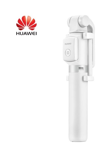 Beyaz Yeni Huaweı AF15 Kablosuz Uzaktan Kumandalı Selfie Çubuğu Tripod Mini Uzatılabilir 4'ü 1 Arada Selfie Çubuğu 360° Döndürme Telefon Standı Tutucu (Yurt Dışından)
