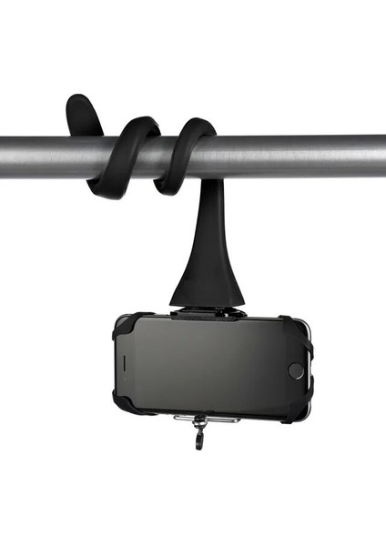 Siyah Monkey Stick Pod - Gopro Sjcam Xiao Yi Mi Aksiyon Kamerası ve Akıllı Telefon Için Esnek Kamera Tripod Bağlantısı ve Selfie Çubuğu (Yurt Dışından)