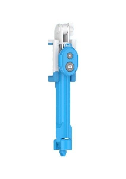 Mavi 3 In 1 Mini Kablosuz Bluetooth Tripod Selfie Sopa Iphone/android Katlanabilir El Monopod Deklanşör Uzaktan Uzatılabilir Selfie (Yurt Dışından)