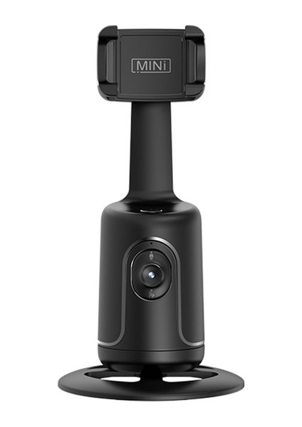 Siyah Otomatik Yüz Takip Telefonu Selfie Çubuğu Akıllı 360° Dönüş Tutucu Akıllı Takip Vlog Video Gimbal Sabitleyici Tripod Cep Telefonu Için (Yurt Dışından)