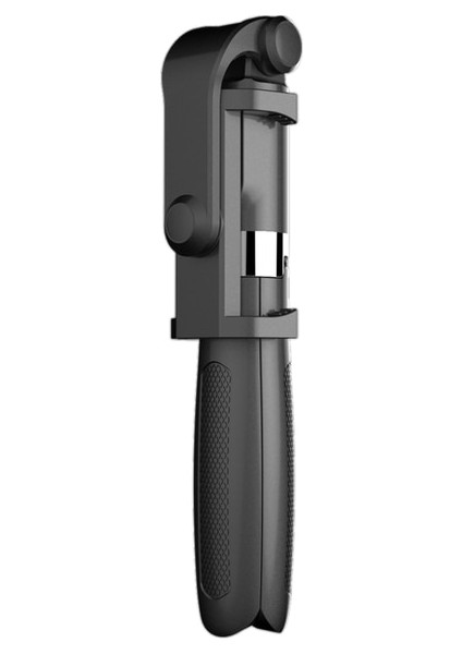 Siyah L01 Kaıqısj Kablosuz Bluetooth Selfie Sopa Iphone/android/huawei Cep Telefonu El Evrensel Canlı Üçgen Braketi (Yurt Dışından)