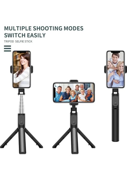P50 3in1 Kablosuz Bluetooth Selfie Çubuğu, Uzaktan Kumanda ile Genişletilebilir Mini Tripod Ios Android Için Fotoğraf Canlı Yayını Vlog (Yurt Dışından) fiyatları