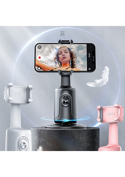 Pembe Mini Tripod Yeni Akıllı Çekim Selfie Çubuğu 360 Derece Takip Takip Gimbal Sabitleyici Telefon Tutucu Tiktok Canlı Fotoğrafçılık Için Standı (Yurt Dışından) modelleri