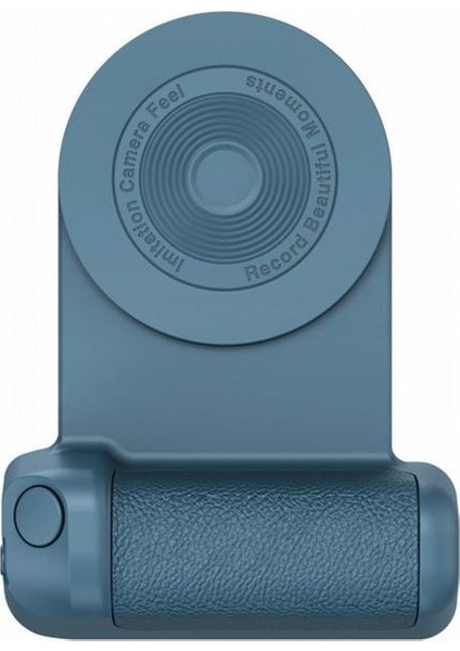 Göl Mavisi Manyetik Kamera Kolu Fotoğraf Braketi Akıllı Bluetooth Uyumlu Cep Telefonu Sarsıntı Önleyici Selfie Cihazı Kablosuz Şarj (Yurt Dışından)