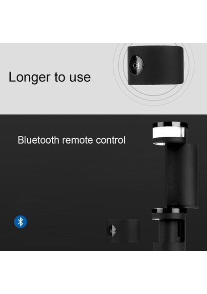 Siyah Gümüş Çok Fonksiyonlu Kablosuz Bluetooth Selfie Çubuğu Güzellik Dolgu Işığı Katlanabilir El Monopod Deklanşör Tripod iPhone 8 Samsung S9 (Yurt Dışından) indirimleri