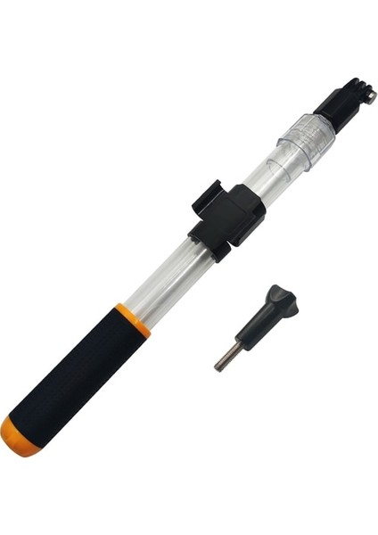 Temel Stil Yeni Su Geçirmez Şeffaf Selfie Çubuğu Teleskopik Monopod Akıllı Telefon Için Dalış Direği Go Pro Hero 10 9 8 7 6 5 Sjcam (Yurt Dışından)