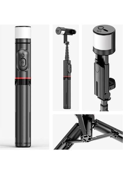 Q12 Pembe Statyw Selfie Yapma Aparatı Telefon Insta 360 Selfie Çubuğu Drążek Teleskopoowy Bezprzewodowy Kijek Selfie Yapma Orijinal (Yurt Dışından)