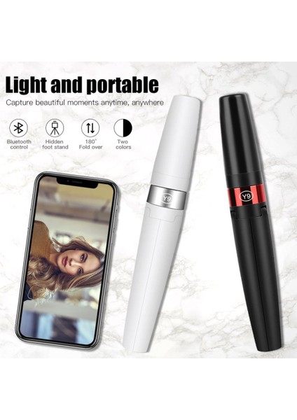 Y11 Siyah 3 In 1 Kablosuz Bluetooth Selfie Sopa Evrensel Tripod Telefon Tutucu Kablosuz Bluetooth Uzaktan IPhone Xiaomi Için (Yurt Dışından) fırsatları