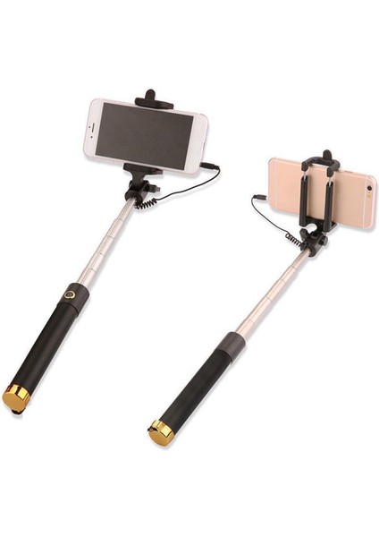 Tyrant Altın Kablosuz Bluetooth Selfie Çubuk Tripod iPhone Huawei Samsung Android Mobil Monopod Selfie Çubuk Deklanşör Için Uzaktan Kumanda ile (Yurt Dışından)