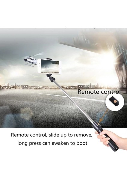 Beyaz 3 In 1 Selfie Sopa Telefon Tripod Uzatılabilir Monopod iPhone 12 Samsung Xiaomi Akıllı Telefon Için Bluetooth Uzaktan Kumanda ile Selfie Sopa (Yurt Dışından) fiyatları