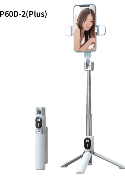 Beyaz Sıcak Yenı Bluetooth Kablosuz Selfie Çubuğu Mini Tripod Uzatılabilir Monopod Çift Dolgu Işığı ile Ios Android Telefon Için Uzaktan Deklanşör (Yurt Dışından) indirimleri